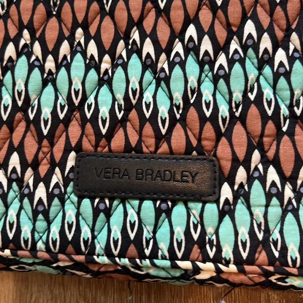 Vera Bradley Laptop Bag Case Top Zip Computer Tablet Organizer Floral
